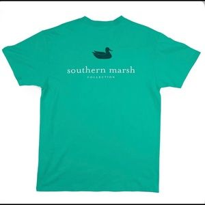 Men’s Teal Southern Marsh collection T-shirt!- L
